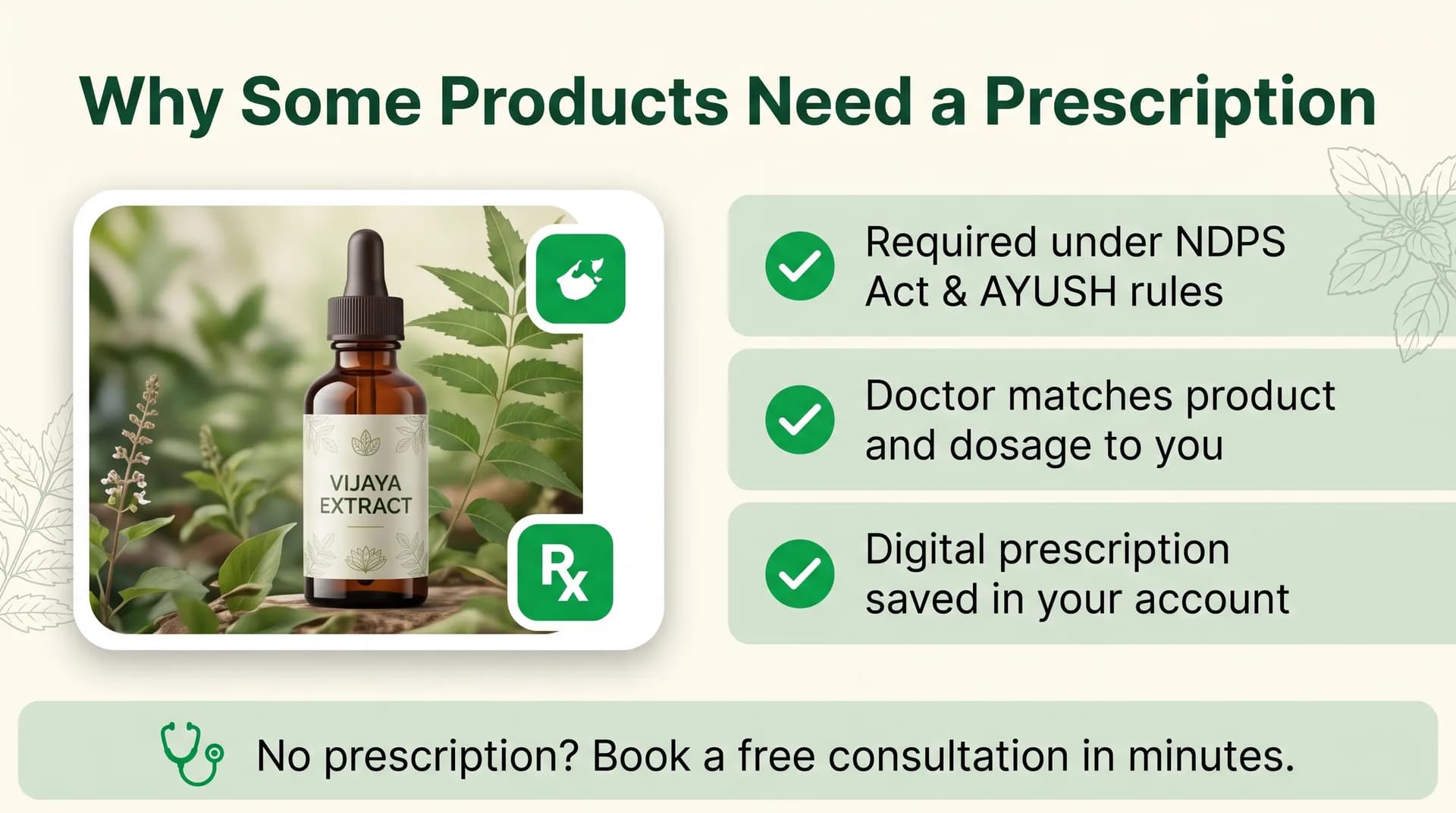 Why some products need a prescription
