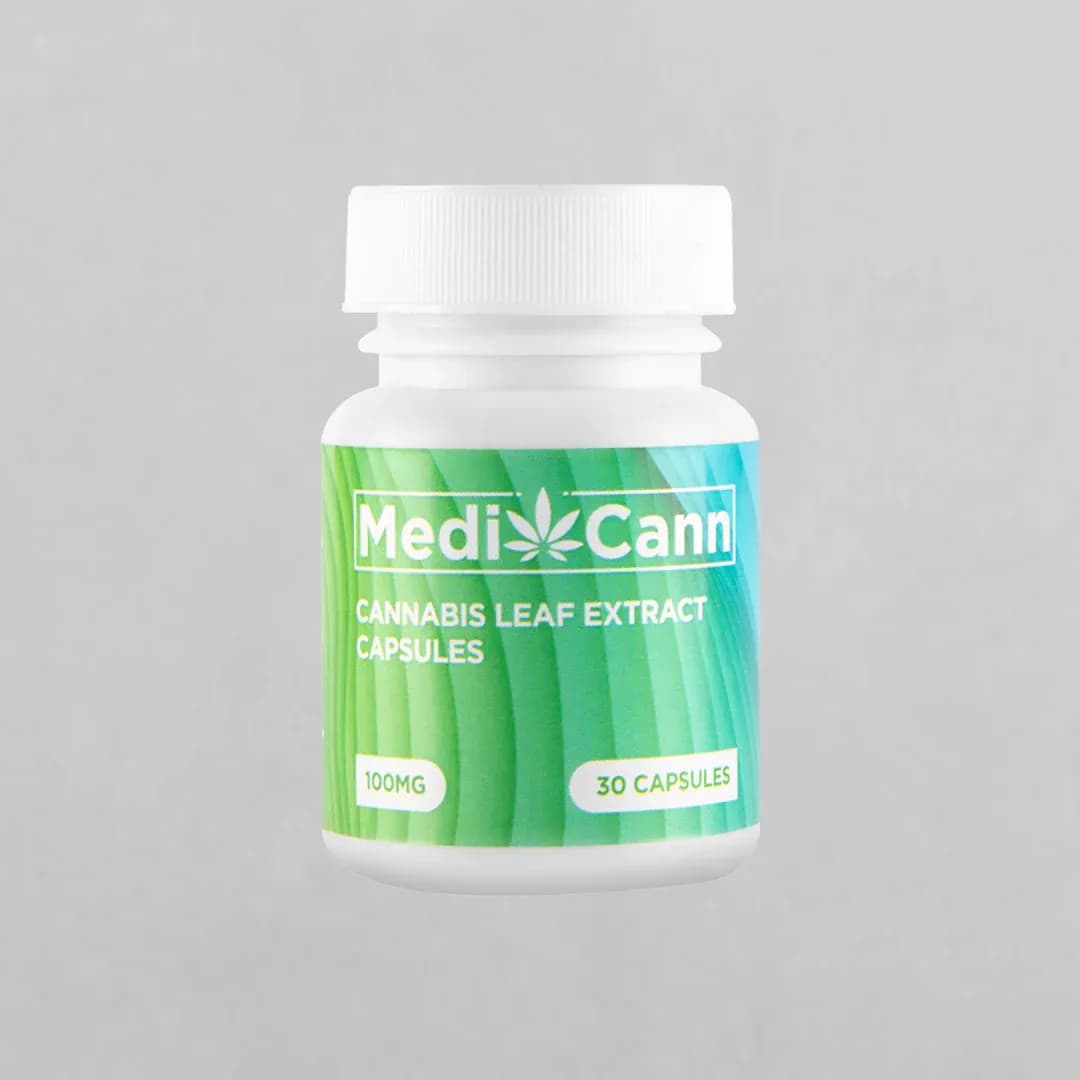 Cannabis Leaf Extract Capsule | 100mg | MEDICANN