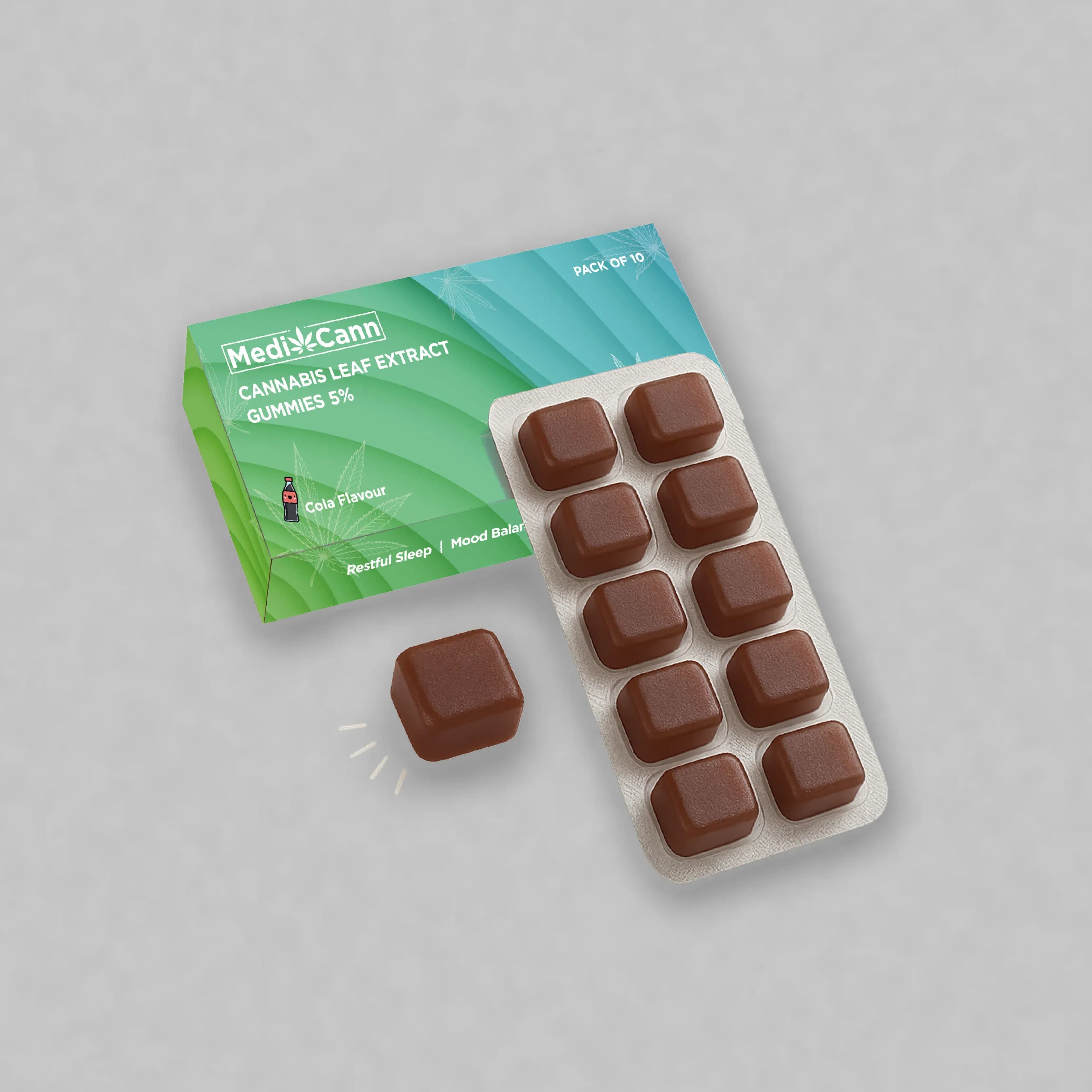 Medicann Cannabis Leaf Extract 135mg Gummies