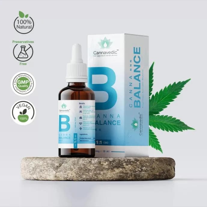 CannaBalance THC+CBD Oil (1:1|THC:CBD)1000mg | 10ml