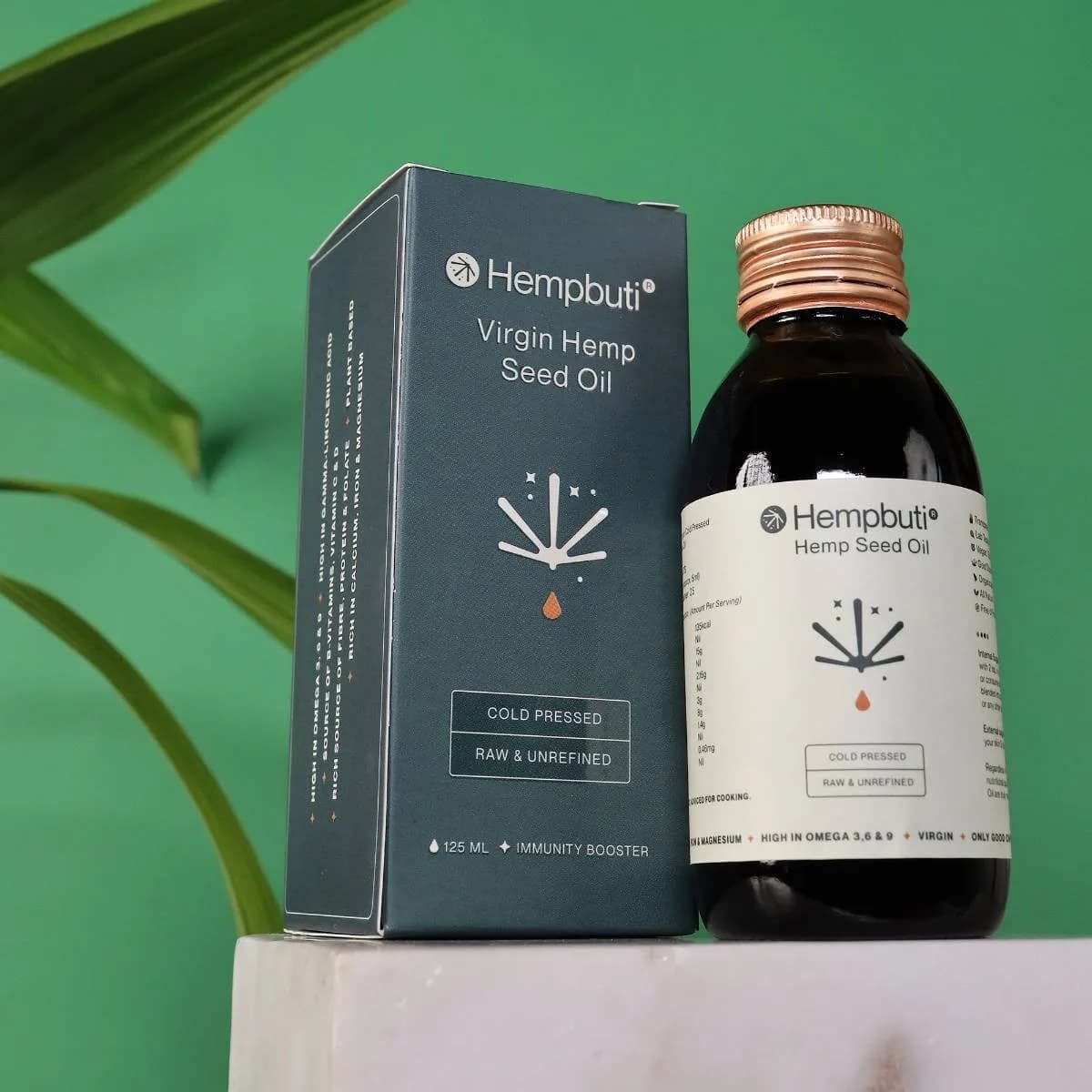 HEMPBUTI | VIRGIN HEMP SEED OIL | 125/250 ML