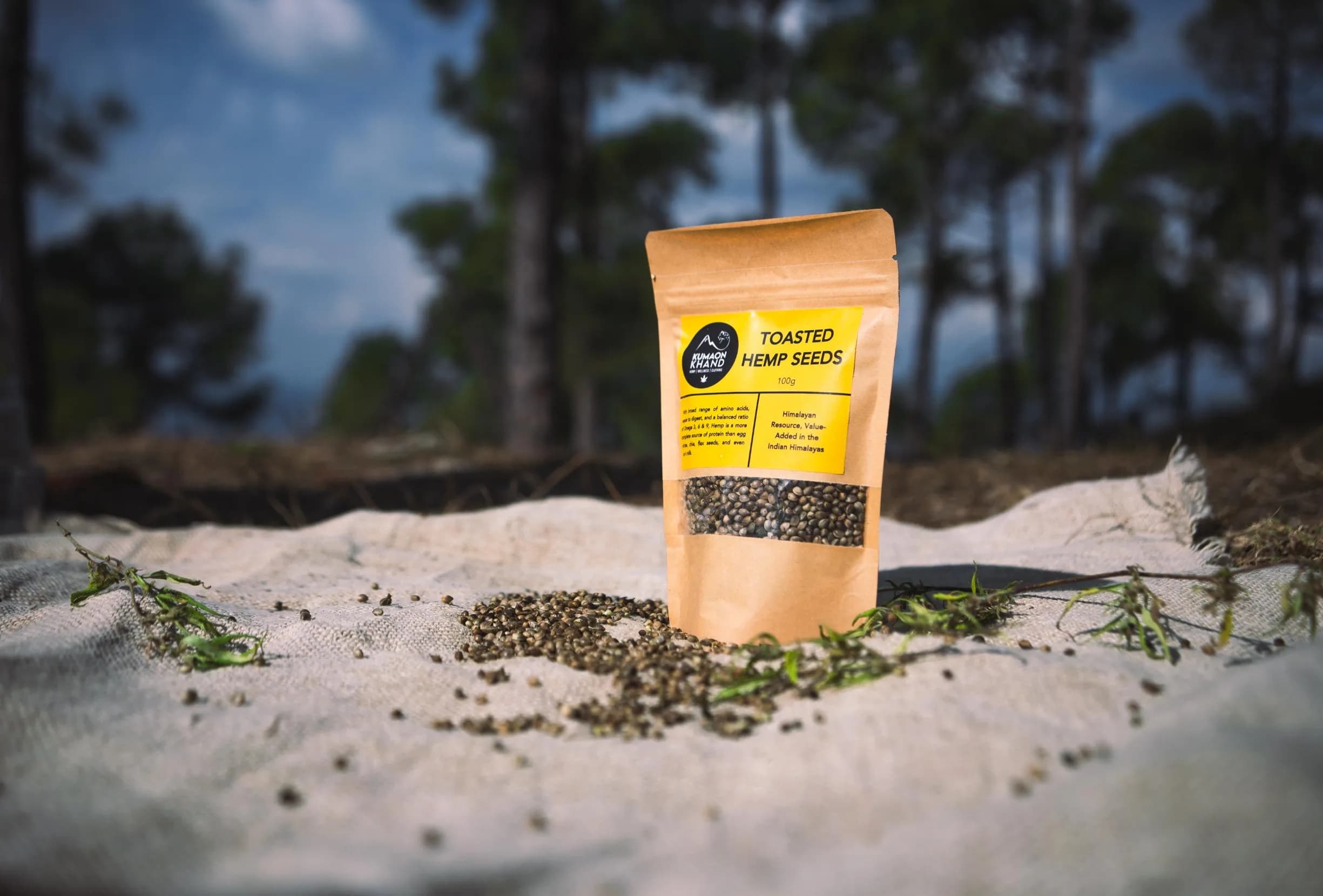 KUMAON KHAND | Toasted Hemp Seed | 100/400G