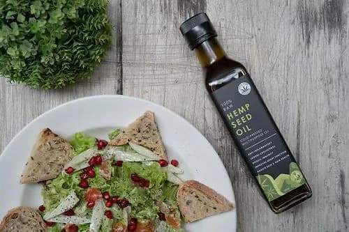 Hemp Seed Oil -  Raw, Vegan, Sustainable, Preservative-free, Gluten-free