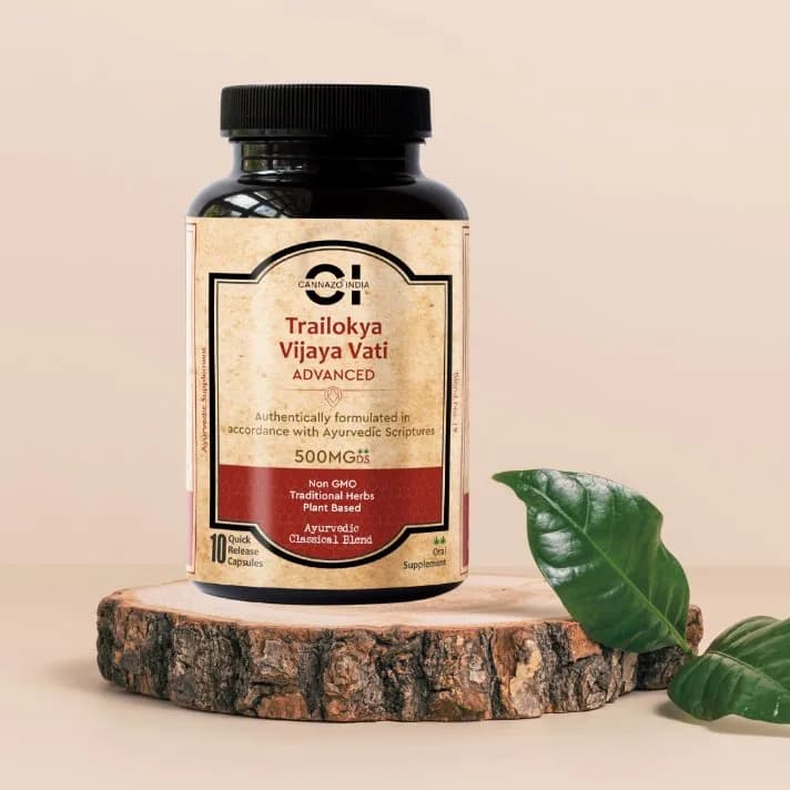Trailokya Vijaya Vati Advanced (Ayurvedic Classic Blend) | 10/30 Capsules