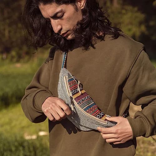 Hemp Fanny Pack - 3 Patterns - Buddhaland Co.
