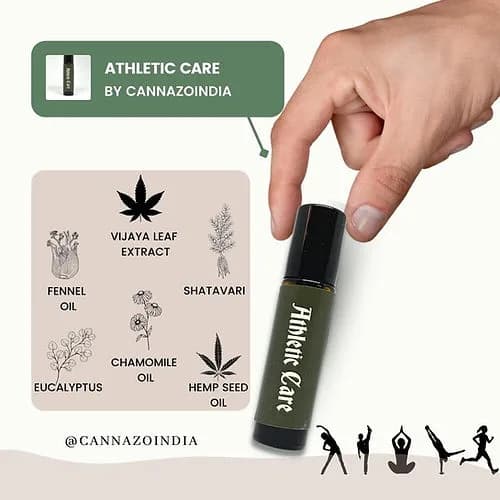 Athletic Care - Reduces Muscle soreness, weakness and nerve pain | Cannazo India