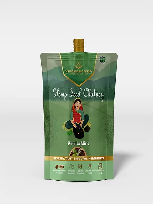Hemp Seed Chutney - Sweet Chilly, Perilla Mint - The Big Bhaang Theory