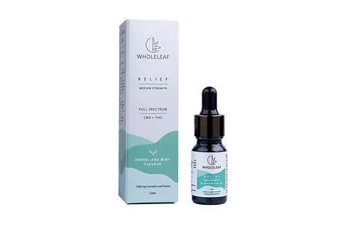Wholeleaf Relief Medium Strength - Full Spectrum Oil (CBD + THC)