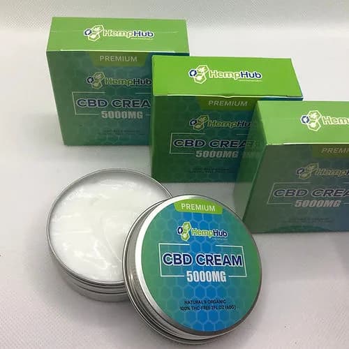 Broad Spectrum CBD Cream - 5000mg - 60g - Hemp Hub
