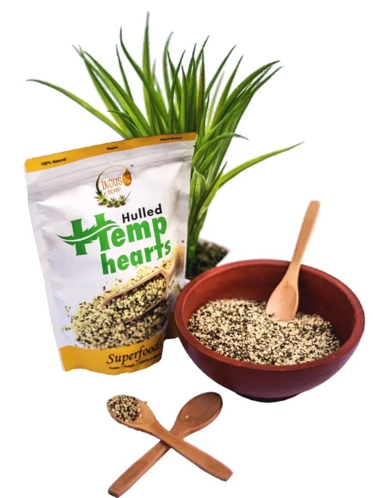 Hemp Hearts - Balanced Omegas 3,6 &9 - Improve Heart Healthy - Indus Hemp