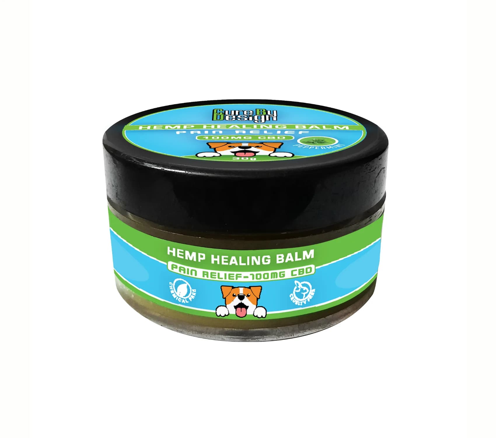 CBD-infused Hemp Balm for Pets - Relieve Allergies and Itchy skin, Improves coat