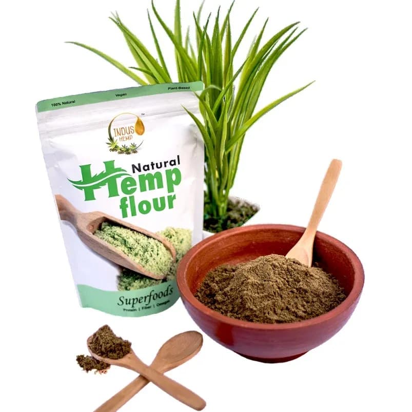 Hemp Flour - Hemp Seed Powder | High in Fibre | Improves Digestion -  Indus Hemp
