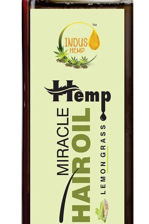 MIRACLE HEMP HAIR OIL - LEMONGRASS OIL - 200 ML - INDUS HEMP