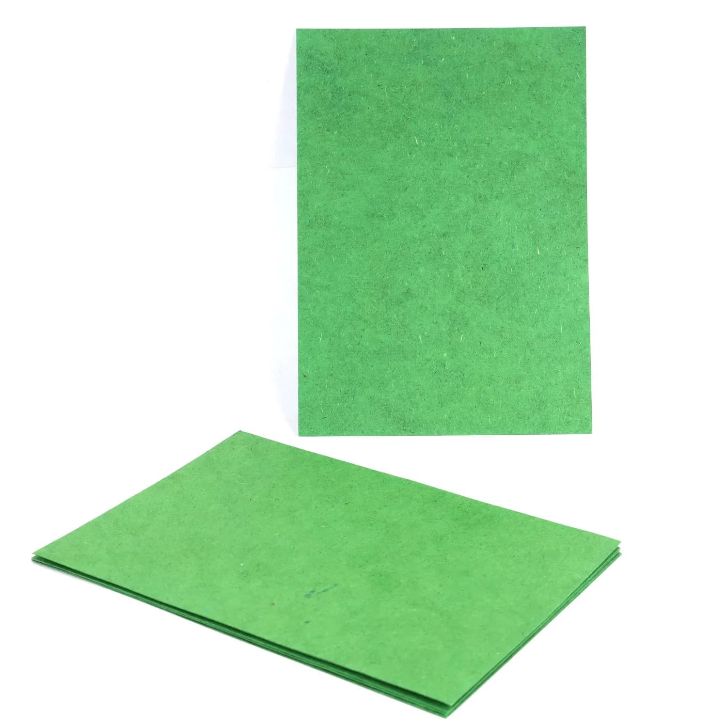 250 GSM Hemp A5 Sheets || Light Green || Set of 15 | OG Hemp