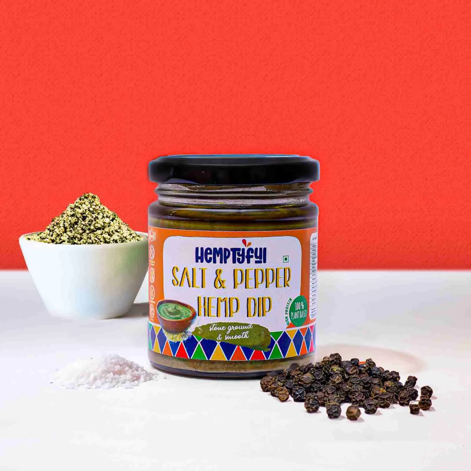 Hemptyful | Salt & Pepper Hemp Dip | 180gm