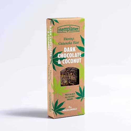Hemp Granola Bar - Dark Chocolate & Coconut - 75 gm - Hemplanet