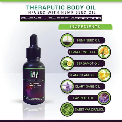 Aromatherapy Body Massage Oil for Sleep - Improves Sleep, Relieves Insomnia