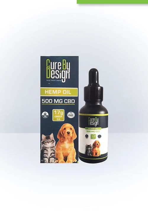 CBD-Infused Hemp Oil for Pets - Improves Vitality, Relieves Insomnia, Depression