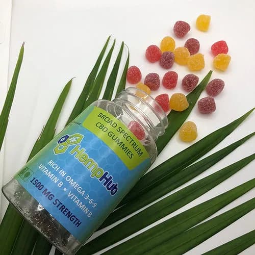 Broad Spectrum CBD Gummies - 1500 Mg - 60 x 25 mg - Hemp Hub
