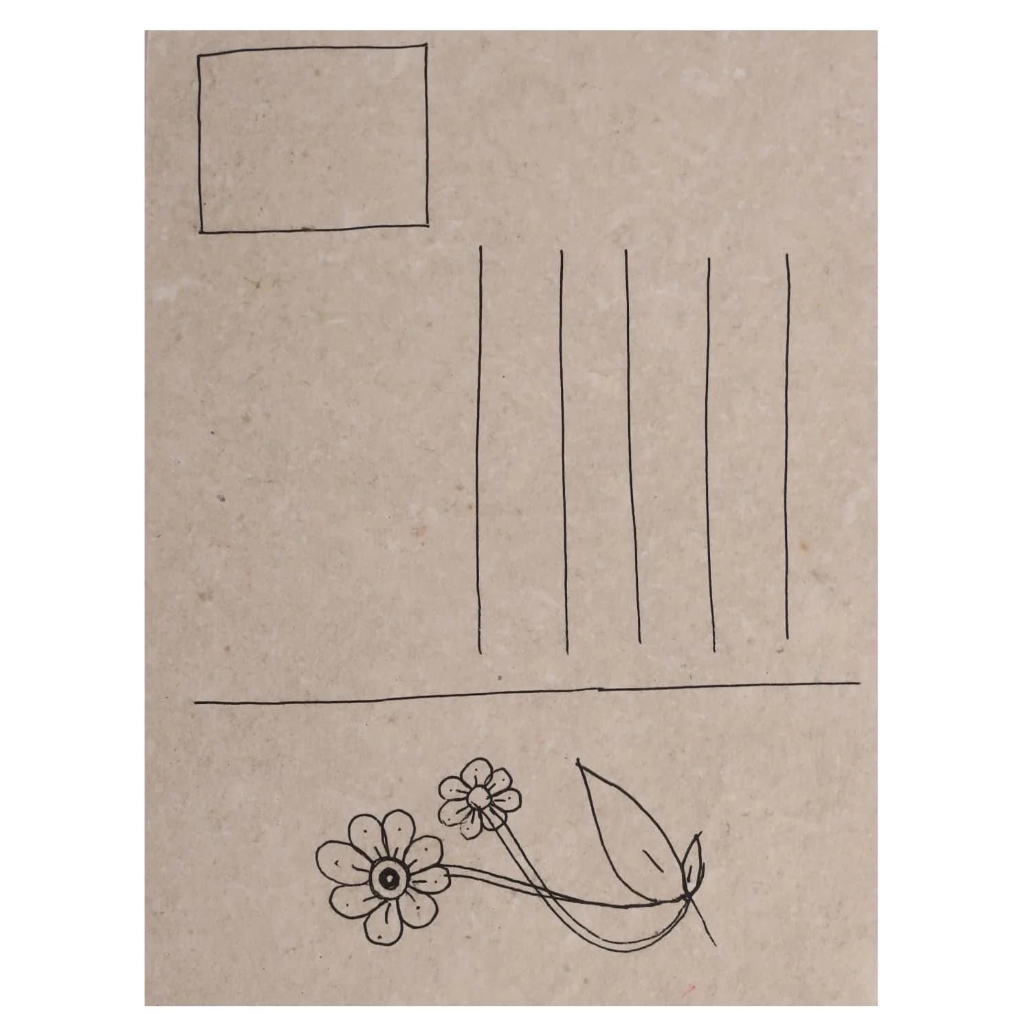 Hemp Paper Handcrafted Postcard (Set of 5) | OG Hemp
