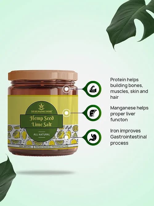 Hemp seed lime salt - 25g - The Big Bhaang Theory