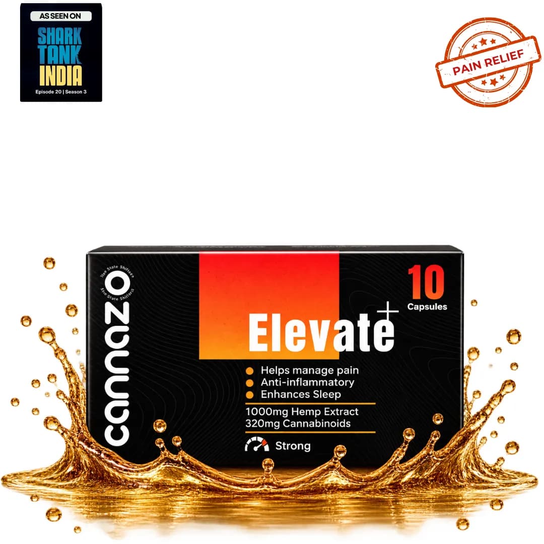 Elevate PLUS+ 100mg RSO extract Pain Capsules β CBD + THC for Chronic Pain & Inflammation Relief β image 1 of 5