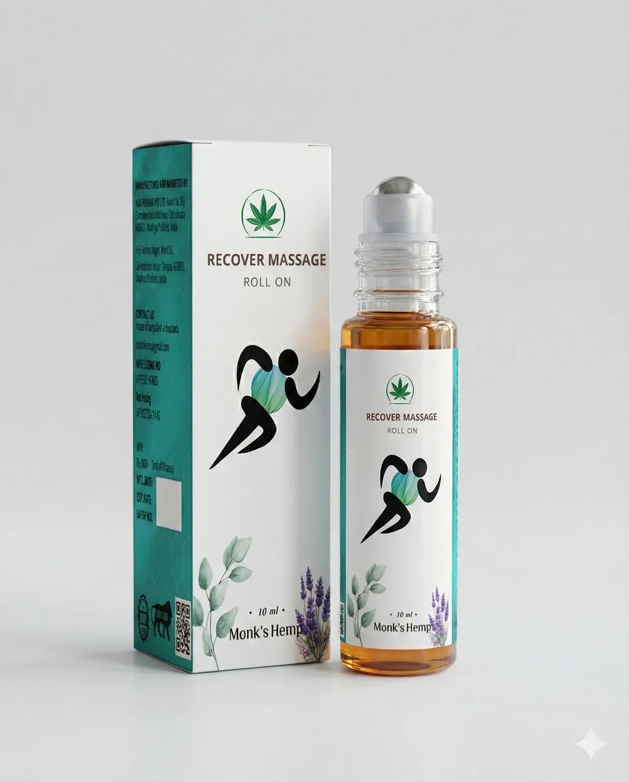 Monk's Hemp Recover β Herbal Massage Oil β image 1 of 2