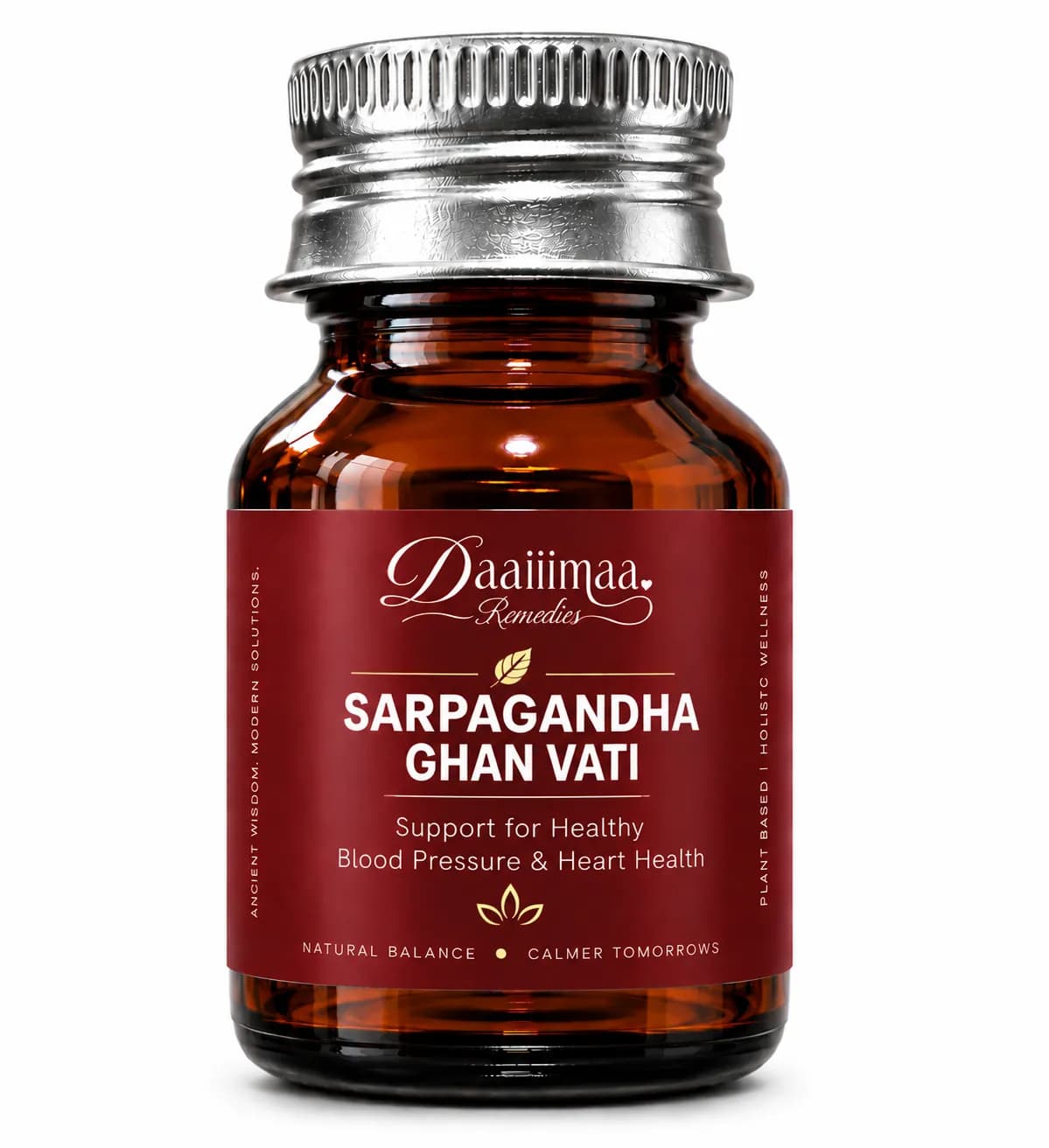 Daaiiimaa Remediees' Sarpagandha Ghan Vati for BP- Cannabis Extract β image 1 of 2